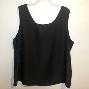 Rena Rowan for Saville Black Tank Top, size 24W